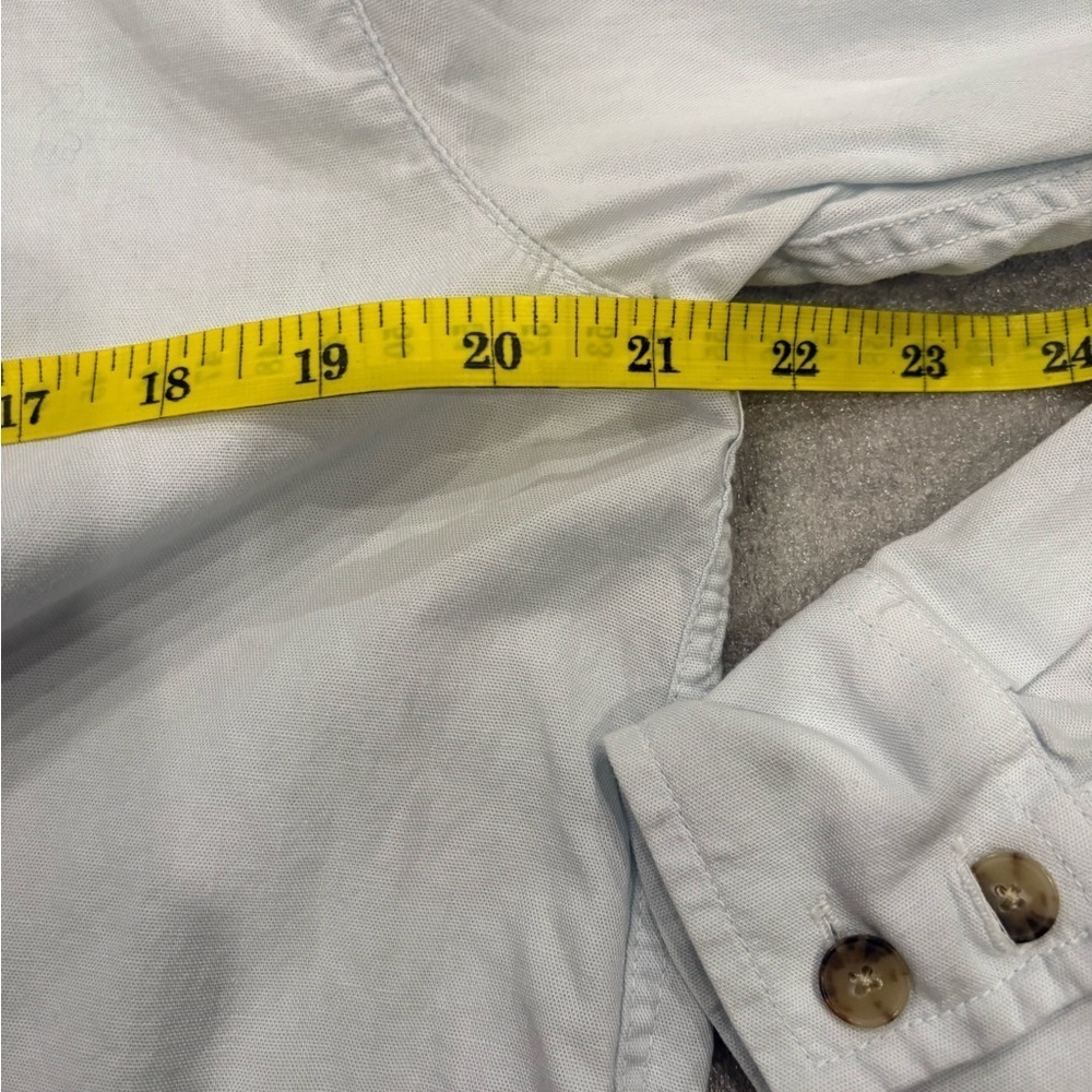 Denim Forum Light Blue Casual Button Down Shirt - Picture 4 of 6